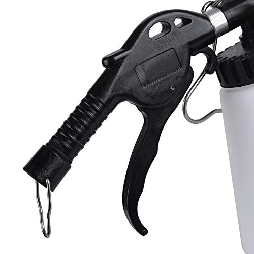 Partol Air Brake Bleeder with Tube Pneumatic Vacuum Brake & Clutch Fluid Oil Bleeder Bleeding Tool Air Pump Set Car Air-Operated Pneumatic Tool (0.75L)
