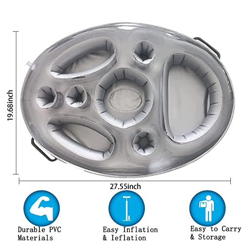 Floating Taco Tray Drink Holders for Pools, Hot Tub Accessories for