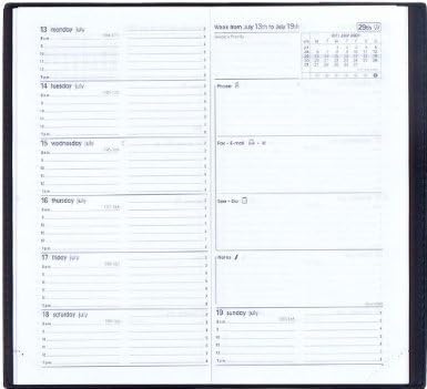 Exaclair Quo Vadis 2016 Calendar Year Refill 0601 Ib Traveler with Address Book Plain Edge Weekly Pocket with Notes Jan-dec 3 1/2" X 6 3/4" (8.8 X 17 Cm)