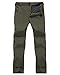 Jessie Kidden Mens Waterproof Hiking Pants, Outdoor Snow Ski Fishing Fleece Lined Insulated Soft Shell Winter Pants