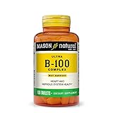 Mason Vitamins Ultra B-100 Complex Tablets, 100-Count Bottle