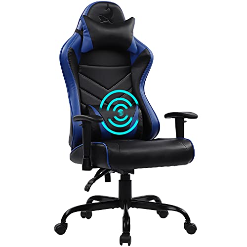 Blue whale Massage Gaming Chair Office Desk Chair Ergonomic High Back