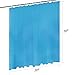 Feagar Shower Curtain (Semi-Transparent Blue, 72Wx72L)