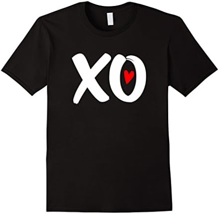 Men's XO Valentines Day Tshirt XOXO LOVE Girl Women Medium Black
