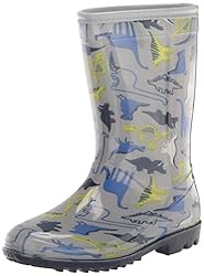 carter's Boy's Nick Rain Boot, New Grey, 11 Little