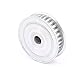 Uxcell a15111000ux0174 10mm Bore 30 Teeth Stepper Motor Synchronous Timing Belt Pulley Wheel, Stainless Steel