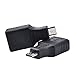 eBoot OTG Adapter USB 2.0 Micro Male to Female Converter for Android Mobile Phones and Smart Tablets, 2 Pack