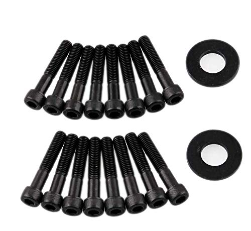 ZZP LS Engine Rocker Arm Trunion Kit w/Big Clips 5.3L 6.0L 6.2L 7.0L LS1 LS3 LS7 Black