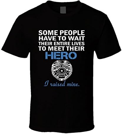 Police Officer's Mom Shirt 2XL Black