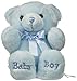 Aurora® Snuggly Comfy™ Bear Baby Stuffed Animal - Comforting Companion - Imaginative Play - Blue 10 Inches