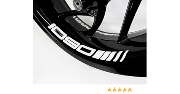 BIKE-label 790011VA - Adhesivos para fondo de llanta compatibles con KTM Moto 1090