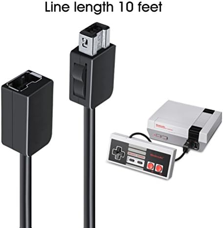 NES Cable Extension, CBSKY 10FT Extend Link Extension Cable For Nintendo Mini NES Classic Edition ¡Â