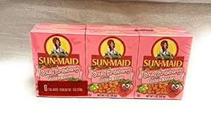 Amazon.com : Sun-Maid Sour Strawberry Golden Raisins, 6 pk ...