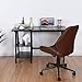 Tangkula Computer Desk with Shelves, Modern Trestle Desk Home Office Desk with Storage Shelf, Space Saving Study Writing Desk, Desk for Bedroom