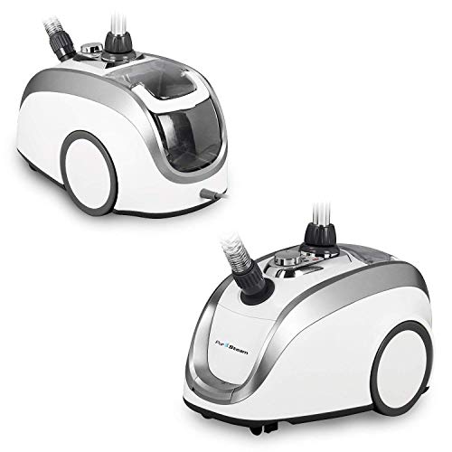 PurSteam - 2019 Official Partner of Fashion - Full Size Steamer for Clothes, Garments, Fabric - Professional Heavy Duty - 4 Steam Levels Producing Perfect Continuous Steam - Thumbnail 6