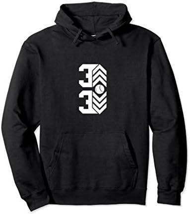 Unisex 3 Up 3 Down Hoodie For Baseball &amp; Softball Players XL: Black