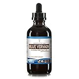 Blue Vervain Tincture Alcohol-Free Liquid Extract, Organic Blue Vervain (Verbena Hastata) Dried Herb (4 FL OZ)