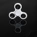 NEWBEA Hand Spinner Tri-Spinner Fidget Spinner Toy Stress Reducer (Three wings white)