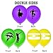 Gaming Party Birthday Balloons With Assorted Colored Latex For Birthday Party Supplies Decoration, Kids Double-side Design 12 Inches 40 Piece