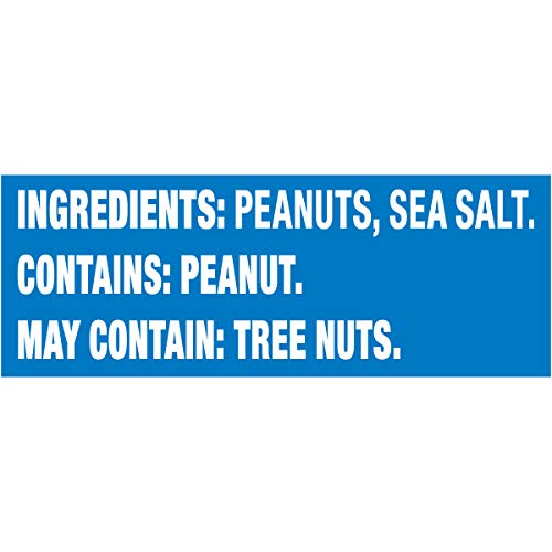 PLANTERS PEANUTS, DRY ROASTED PEANUTS, LIGHTLY SALTED SNACK MIX, SNACKS FOR ADULTS – 16 OZ. JARS, PACK OF 12 PLANTERS NUTS