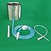 HealthAndYoga™ Combo Superior 2 Quart Stainless Steel Enema Kit - Medical Grade Tubings