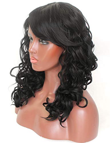 Riglamour-Loose-Deep-Wave-Medium-Length-Black-Wig-with-Bangs-Synthetic-Hair-Wigs-for-Women-Heat-Resistant