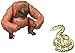 Disney Jungle Book King Louie and Kaa Action Figures (2 Pack)