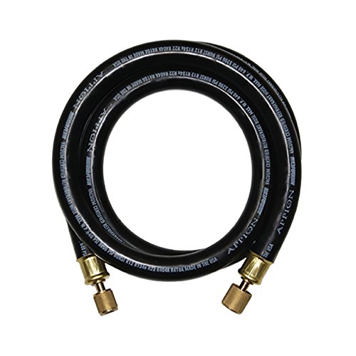 Appion MH120006EAK 1/2" Diameter Hose, 3/8" FL to 1/4" FL Vacuum Certified Refrigerant Hose, 6