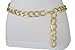 TFJ Women Fashion Narrow Belt Hip High Waist Skinny Gold Metal Chain Links M L XL