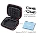 Hard Case for Samsung T5/T3/T1 Portable 250GB 500GB 1TB 2TB SSD USB 3.0 External Solid State Drives, Carrying Storage Bag - Black