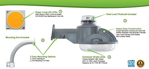 4 LED+Dusk+Dawn+Light+Brightest