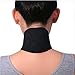 esowemsn Unisex Self Heating Tourmaline Neck Brace - Breathable Spontaneous Heat Soft Adjustable Cervical Collar Magnetic Therapy Neck Guard (Black)