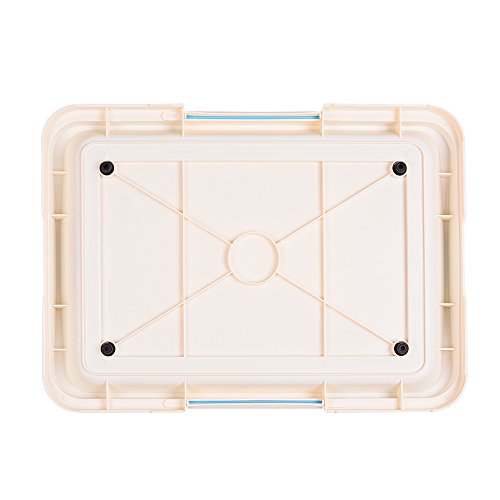 Small Sized Pet Dog Toilet Indoors House Training Tray Urinal Pads for Small Medium Dogs Cats Blue - Thumbnail 4