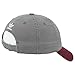 adidas Men's Originals Relaxed Fit Strapback Cap, Grey/Burgundy, One Size