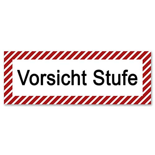 Pack of 10 Caution Level Stickers Warning Signs, Prohibition Signs, Warning Signs, Safety Signs