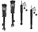 DTA 70113 Full Set 2 Front Complete Struts with Springs and Mounts + 2 Rear Shocks 4-pc Set
