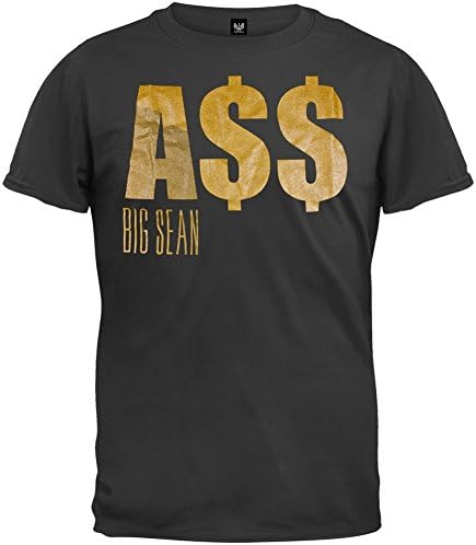Big Sean - Mens A$$ Soft T-Shirt - X-Small Black