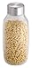 iDesign Onza Plastic Food Storage Bottle with Lid for Kitchen Pantry, Cabinet, Canister to Hold Candy, Milk, Nuts, Juices, Creamer, BPA-Free, 4.25