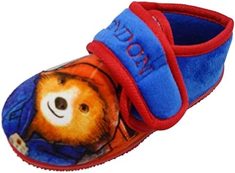 Paddington Boys Bear Character Red Soft Touch Character House Slipper Shoes