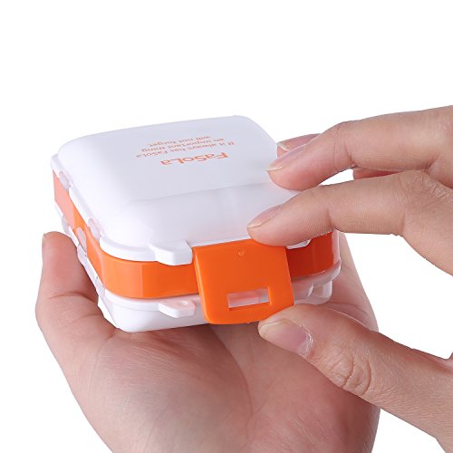 FaSoLa Portable Pill Case Box (Orange)