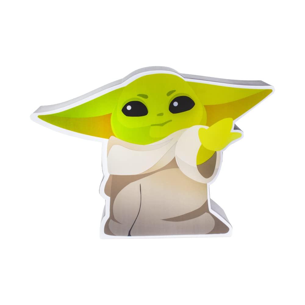 THE MANDALORIAN The Child Night Light | Grogu Officially Licensed Star Wars Bedroom Decor and Desk Lamp