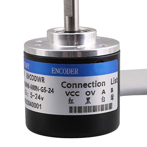 600 P/R Incremental Rotary Encoder Module - 5V-24V Photoelectric Optical Encoder With 6mm Shaft
