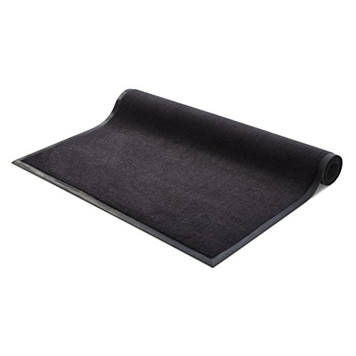 casa pura Entrance Mat | Europe's # 1 Front Door Mat for Home and Business | Black - 24" x 72"