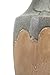 IMAX 13323 Bardot Blue Stone Large Ceramic Jug - 7.5 in. (W) x 15 in. (H) Handcrafted, Fire Glazed Clay Jug in Antiqued Look. Home Decor Stoneware