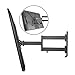 Suptek Adjustable TV Wall Mount, Swivel and Tilt TV Arm Bracket for Most 23-55 inch LED, LCD Monitor and Plasma TVs up to 100lbs VESA up to 400x400mm (MA4262)