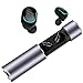 Aldalife Bluetooth 5.0 True Wireless Earphones HiFi Sound Quality IPX 5 Waterproof Sports Earbuds with Charger Case Compatible with Android iOS Phones PSP Devices Mini Headphones (Grey)