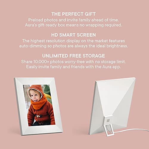Aura Digital Photo Frame, 10” HD Display New 2019, 2048 x 1536