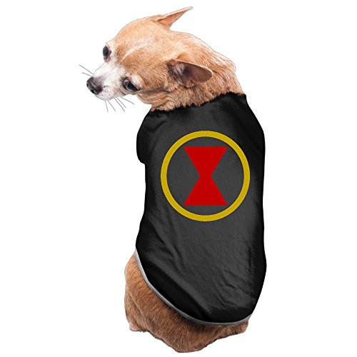 Dog Clothes Black Widow Comic Logo Doggie Dress Sleeveless