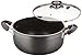 4010-1 Uniware, 2 Handle High Quality Non-Stick Sauce Pot With Glass Lid - 5 Qt