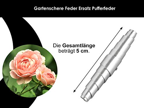 Gartenschere Feder Ersatz Pufferfeder Sprialfeder Ersatzfeder 5 cm zum Austausch für Baumscheren Astscheren usw. – Bild 3